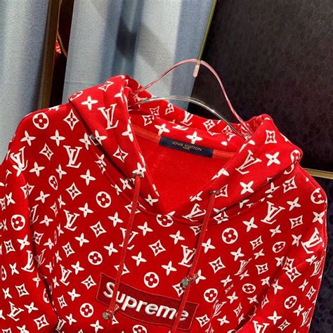 supreme louis vuitton track pants replica|supreme x louis vuitton hoodie.